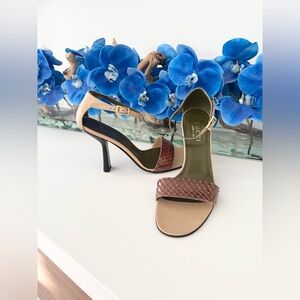 NEW Vintage Gucci Tom Ford Snakeskin Sandal Heels